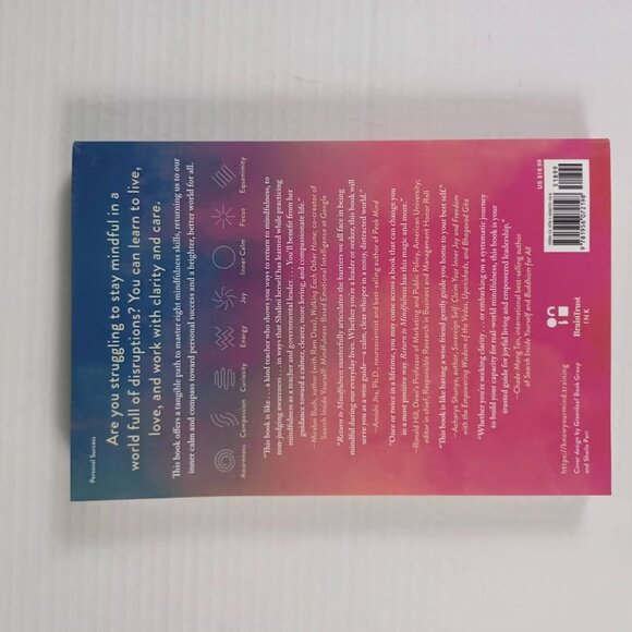 Return to Mindfulness -Paperback Book Shalini Bahl -Personal Success -Mind, Soul - Picture 2 of 16